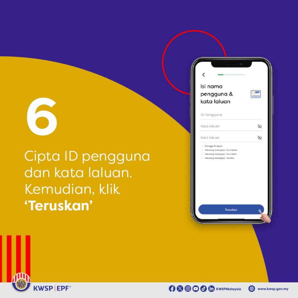 Cara Daftar i-Akaun KWSP Melalui e-KYC