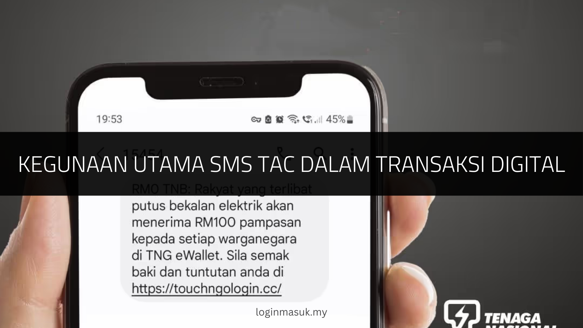 Kegunaan Utama SMS TAC dalam Transaksi Digital