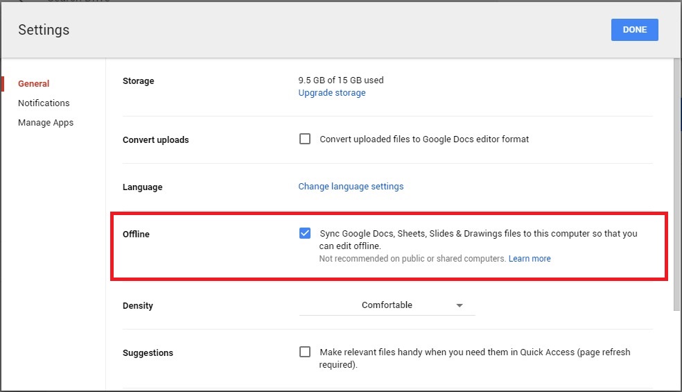 Cara Menggunakan Google Drive Tanpa Koneksi Internet