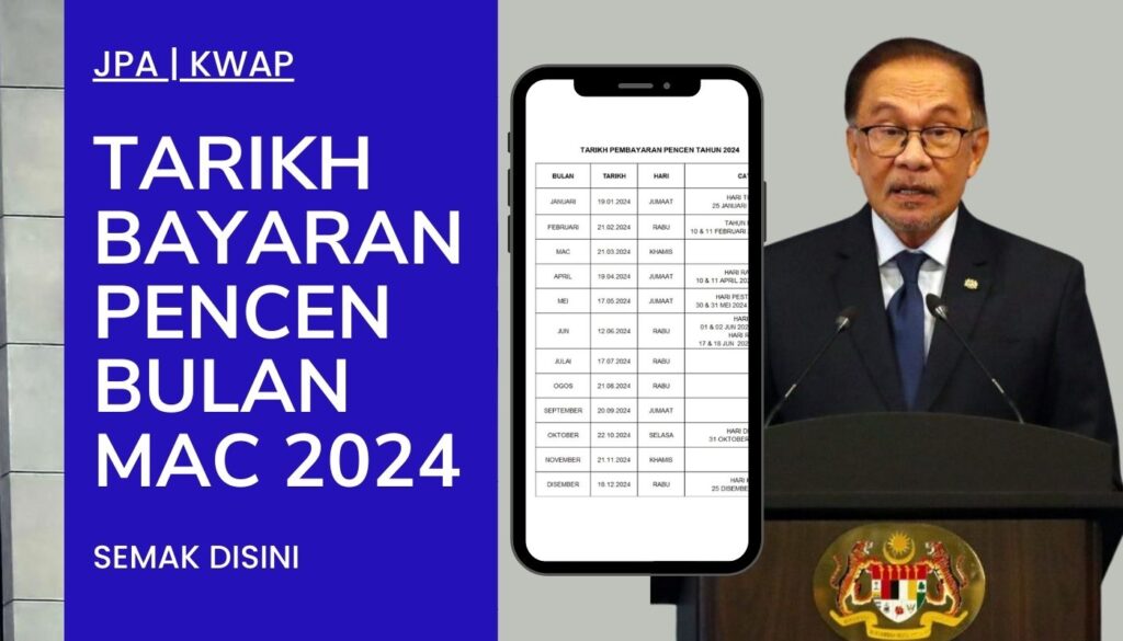 Maklumat Lanjut Tarikh Bayaran Pencen 2024