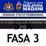 Semak Status dan Kategori Penerima STR Fasa 3 2024