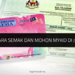 Cara Semak dan Mohon MyKid di JPN