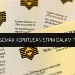 Cara Semak Keputusan STPM Dalam Talian