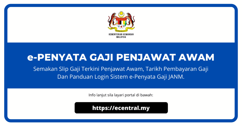 Peringatan Penting Mengenai e-Penyata Gaji & Laporan