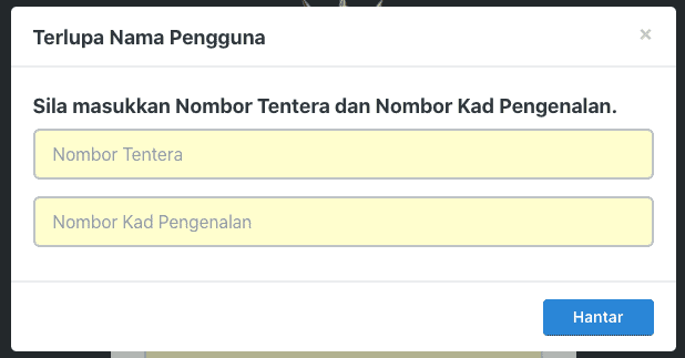 Apa Perlu Dilakukan Jika Terlupa Nama Pengguna SPGATM?