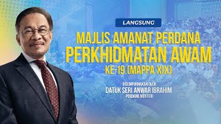 Aturcara Majlis Amanat Perdana Perkhidmatan Awam Kali Ke-19