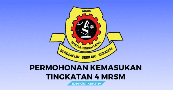 Cara Memohon Kemasukan MRSM Tingkatan 4 Melalui mrsm.mara.gov.my