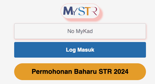 Bagaimana Cara Login STR Melalui Portal Sumbangan Tunai Rahmah di bantuantunai.hasil.gov.my?