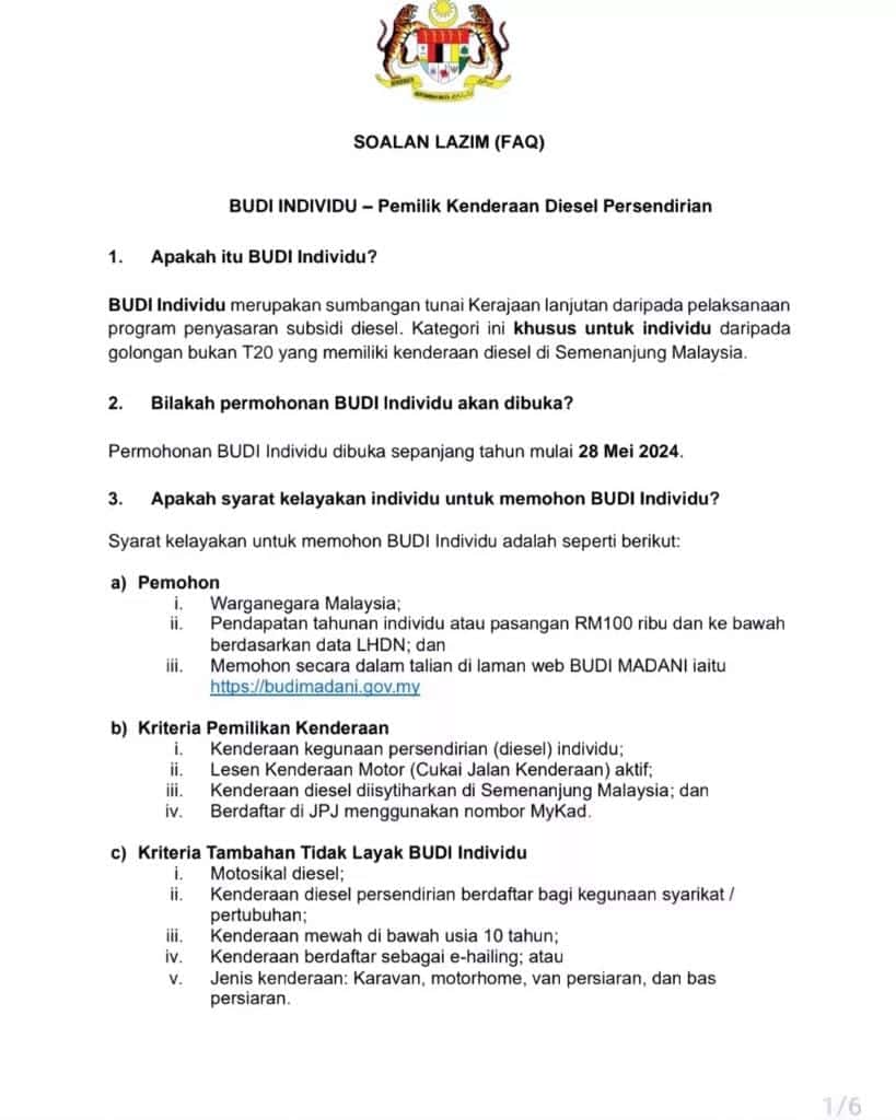 Informasi Terperinci & Soalan Lazim BUDI IndividuInformasi Terperinci & Soalan Lazim BUDI Individu