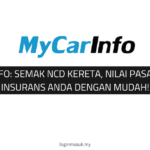 MyCarInfo: Semak NCD Kereta, Nilai Pasaran dan Insurans Anda dengan Mudah!