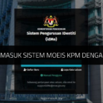 √ Login Masuk Sistem MOEIS KPM Dengan idMe