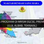 √ Jenis-jenis Program di MRSM (IGCSE, Premier, Bitara, Ulul Albab, Teknikal)