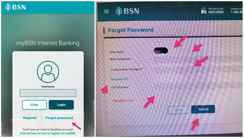 Bagaimana Jika Terlupa Username BSN Online?