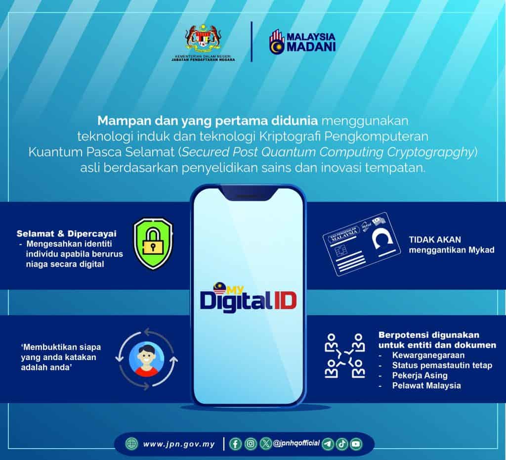 Apa tujuan MyDigital ID diwujudkan?