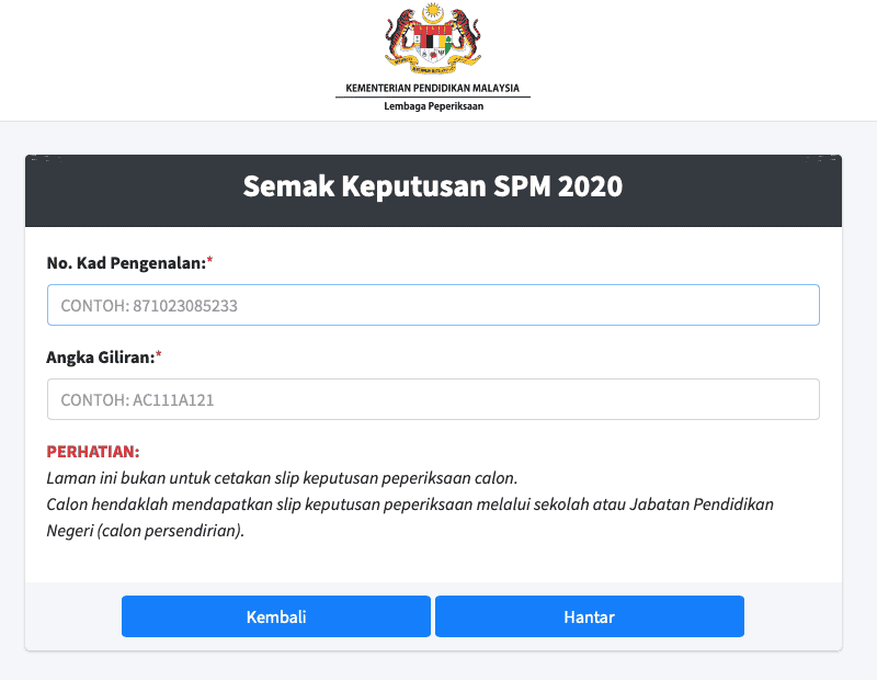 Apakah Langkah-langkah Untuk Log Masuk My Result SPM?