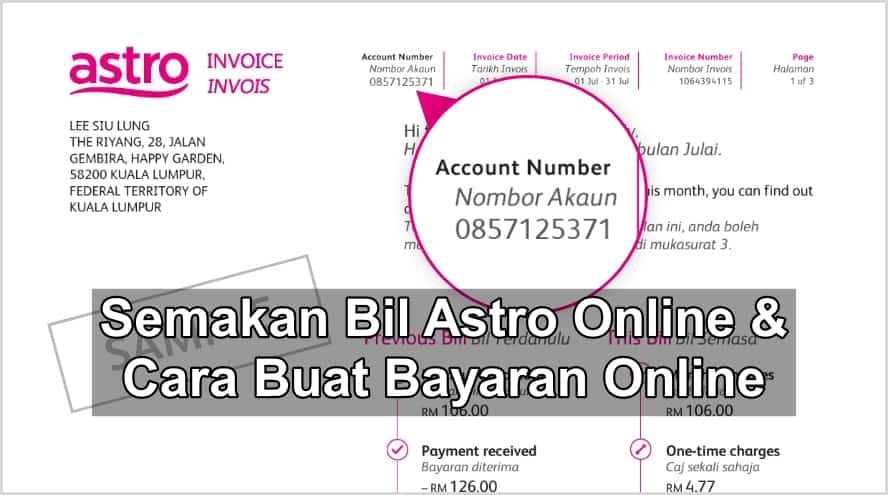 Bagaimana Cara Buat Bayaran Bil Astro?